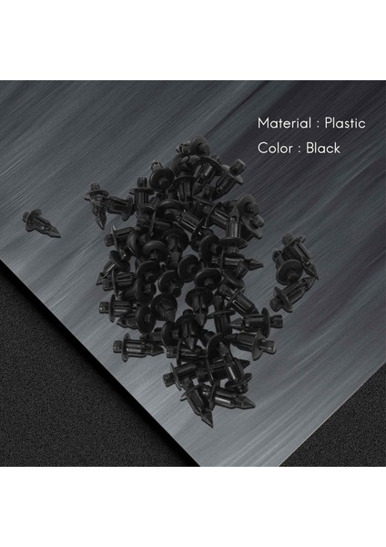 50X Plastik Perçin Bisiklet Kaplama Trim Panel Bağlantı Eden Klipler Honda Yamaha Siyah Için 6mm (Yurt Dışından) indirimleri