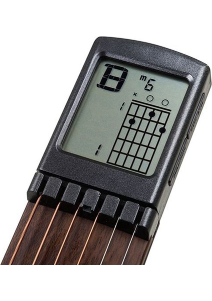 Irin Taşınabilir Akor Eğitmeni Cep Gitar Uygulama Aracı LCD Enstrüman Uygulama Akor Aracı Gitar Aksesuarları Siyah (Yurt Dışından) indirimleri