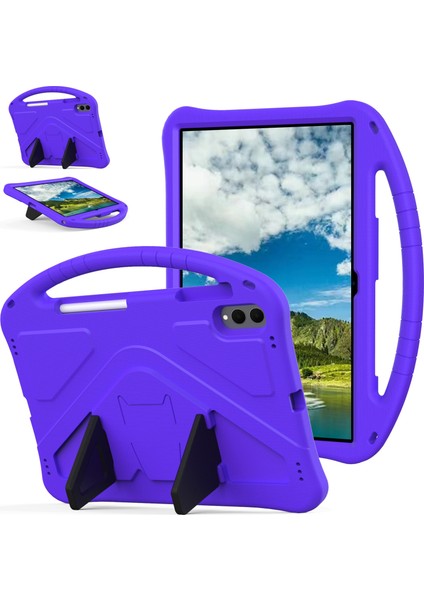 Samsung Galaxy Tab S11 Ultra Kılıf Eva Tablet Kılıfı Saplı Ayaklı Çocuk Dostu (Yurt Dışından)