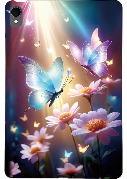 Samsung Galaxy Tab S11 Kılıf Desen Baskılı Ince Yumuşak Tpu Tablet Kılıfı (Yurt Dışından)