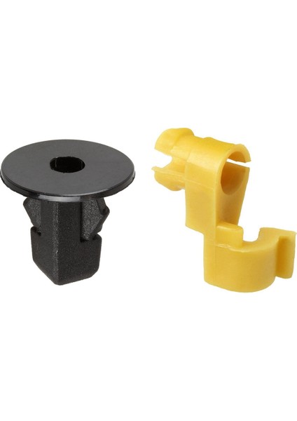 20PCS Çamurluk Astar Vida Gromet Perçin Push Klipsleri 10 Kapı Kilidi ile Tutucu 5mm Çubuk Klipsli Sürücü Yan Sap Tutma (Yurt Dışından)