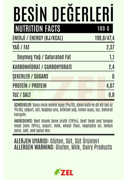 Kelle Paça Çorbası 480 ml fırsatları