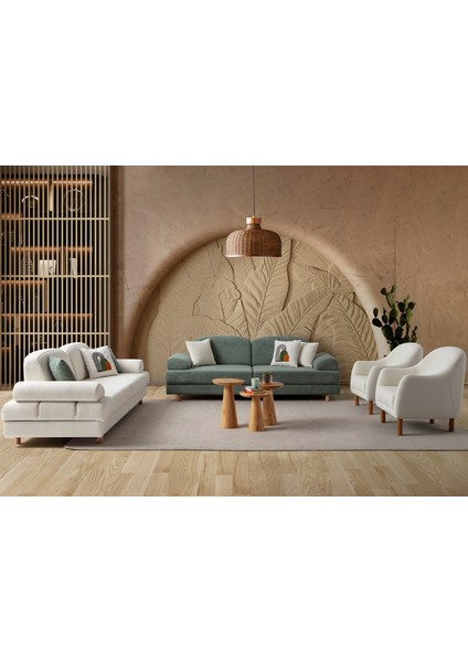 Aries Yataklı Sandıklı Koltuk Takımı 3+3+1+1 Yeşil fiyatları