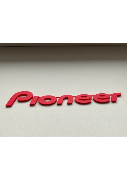 Pioneer Kırmızı Logo Subwoofer Logo