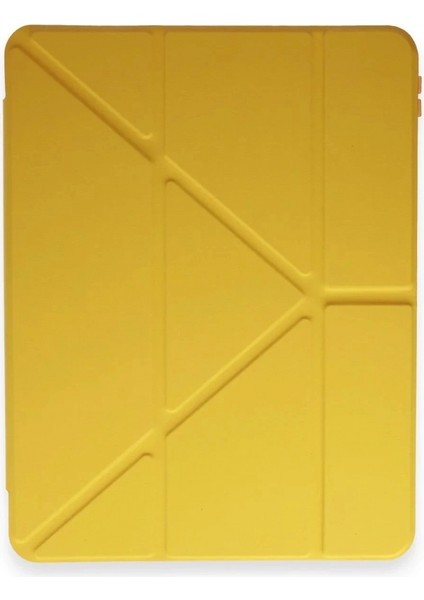 iPad Pro 11 (2018) Kılıf Kalemlikli Mars Tablet Kılıfı - Açık Sarı fiyatları