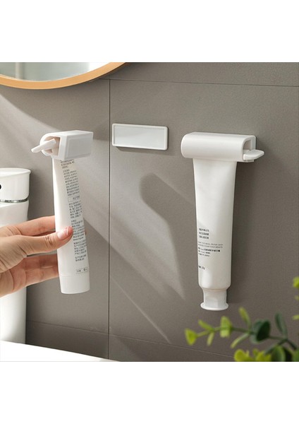 Diş Fırçası Tutucu Banyo Aksesuarları Duvar Diş Macunu Fışkırtısı Manyetik Tembel Sıkma Diş Macunu Klips 2pcs (Yurt Dışından) fiyatları