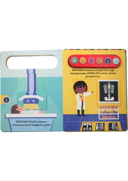 Işıklı ve Sesli Pencereli Kitabım - Doktor Olmak İstiyorum