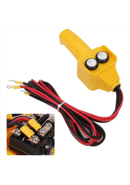 2x Araba Vinç Uzaktan Kumanda Anahtarı Vinç Uzaktan Kumanda Düğmesi Kiti Anahtarı Kablolu Vinç Tutamaç Anahtarı (Yurt Dışından) fiyatları