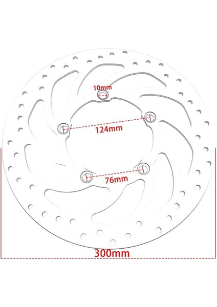 Bmw G310R G310GS Için 300MM Motosiklet Ön Fren Diski Rotoru 2017-2021 G310GS Edition 40 2020-2021 (Yurt Dışından) modelleri