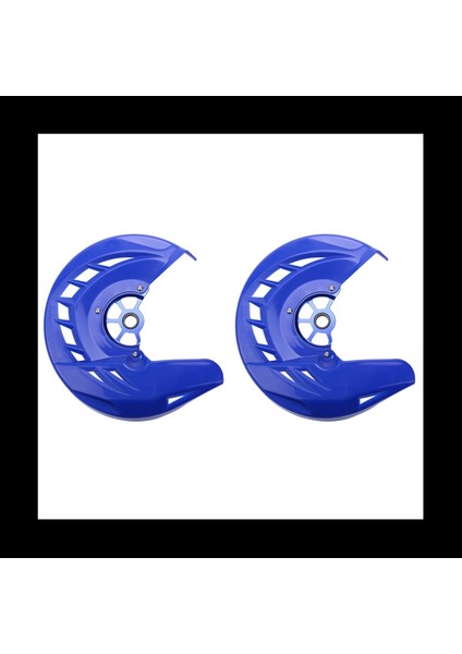 2x Yamaha Için Ön Fren Disk Koruma Kapağı Yz Wr Yzf Wrf 125 250 450 YZ125 YZ250 YZ125X YZ250X 06-2019 (Mavi) (Yurt Dışından)