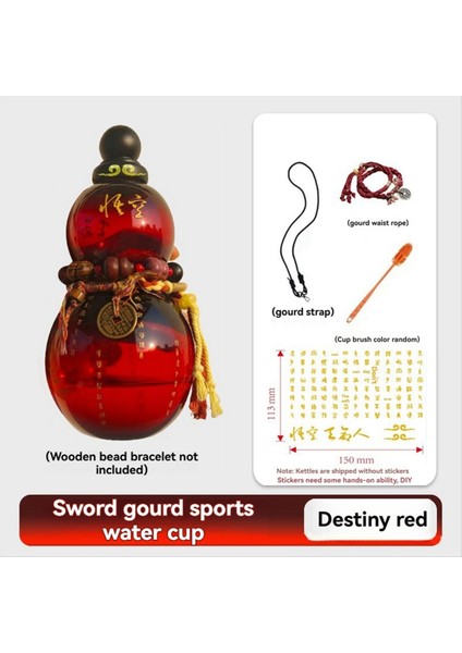 2024 Kabak Su Şişesi 28 Oz Tritan Sızıntı Geçirmez Kayış Bel Ipi Fırça Çekicilik Dıy Çıkartmaları Parlak Siyah (Yurt Dışından) indirimleri