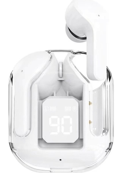 AIR31 Bluetooth Kulaklık, Şeffaf Versiyon, Kablosuz Kulak Içi, AIR39TWS Gürültü Önleyici Dijital Ekranlı Spor Kulaklıkları (Yurt Dışından)
