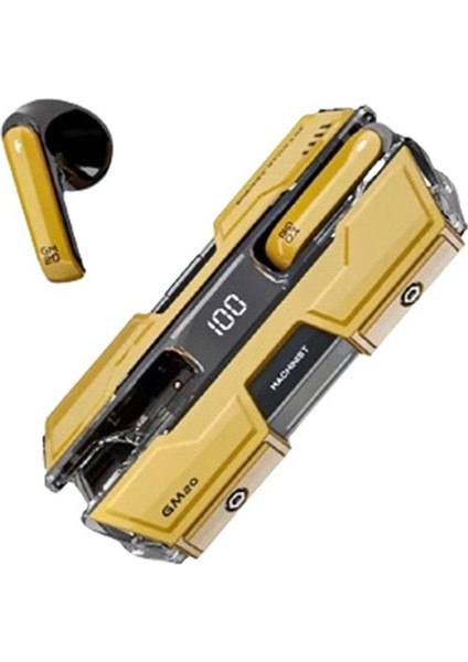 Mecha Bluetooth Kulaklık: Yüksek Çözünürlüklü Ses Kalitesi, Ultra Uzun Pil Ömrü, Güç Göstergesi ve Havalı Savaş Gemisi Tasarımı. (Yurt Dışından)