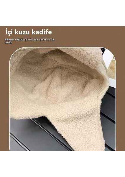 Yeni Kış Kadife Lei Feng Şapkası, Aynı Stil, Açık Hava Bisikleti Sürme Soğuğa Dayanıklı ve Sıcak Kulak Koruma Şapkası, Kayak Çok Yönlü Pilot Şapka (Yurt Dışından) fırsatları