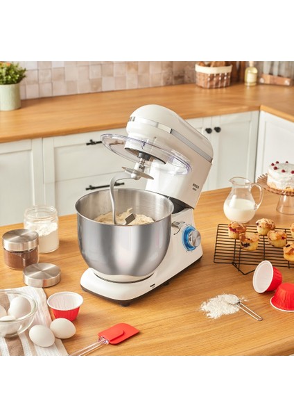 Chefcrafter Stand Mikser Mutfak Şefi 1900 W Porcelain White