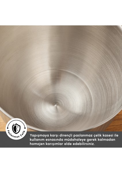 Chefcrafter Stand Mikser Mutfak Şefi 1900 W Porcelain White