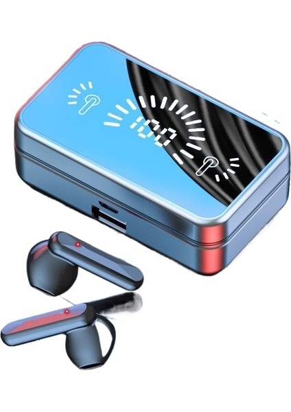 Dijital Ekranlı Aynalı S20 Bluetooth Kulaklıklar, Çift Kulaklı Ultra Uzun Pil Ömrü, Kablosuz Gürültü Engelleme, Spor Oyun Kulaklıkları (Yurt Dışından) fırsatları