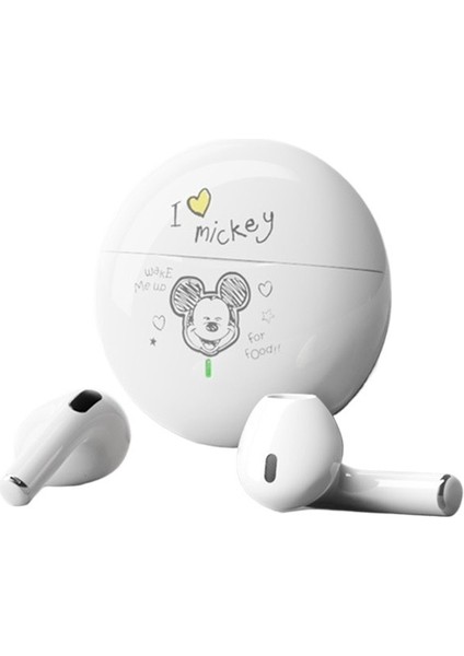Disney Bluetooth Kulaklık Stereo Kulak Içi Uzun Pil Ömrü ve Sevimli Karikatür Mini Tasarım (Yurt Dışından)