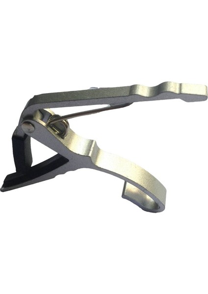 Gitar Ayar Klipsli Alaşım Klips Capo Değiştirme Kelepçesi Anahtar Transpozisyon Klipsi Küçük Kavrama Folk Müzik Dizesi Klips (Gümüş) (Yurt Dışından)