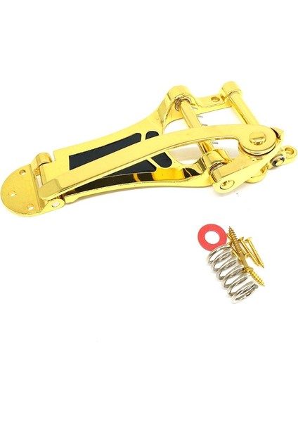 Gitar Vibrato Köprüsü Lp Büyük Rocker String Plaka Elektro Gitar Köprüsü Ünitesi Vibrato Enstrüman Aksesuarları (Altın) (Yurt Dışından)
