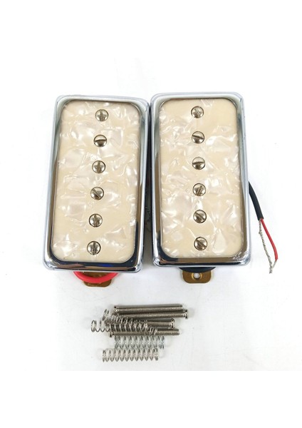 Köprü Boyun Pikapları Lp Içi Boş Bakır Kabuk Beyaz Inci Tahtası Pikap Lp Elektik Gitar Üçündük Pıckup 50 52 (Yurt Dışından)