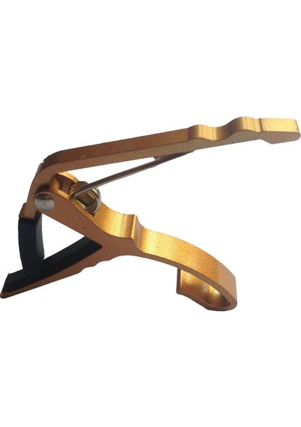 Gitar Ayar Klips Alaşım Klips Capo Değiştirme Kelepçesi Anahtar Transpozisyon Klipsi Küçük Kavrama Folk Müzik Dizesi Klips (Altın) (Yurt Dışından)