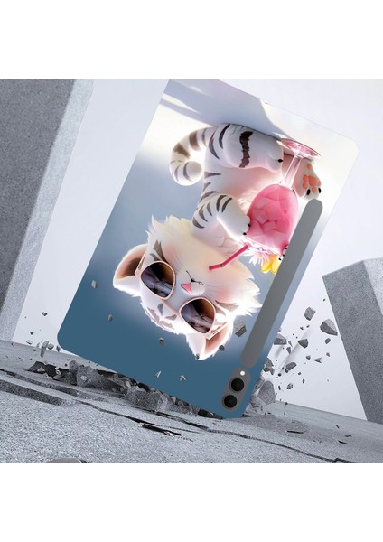 Samsung Galaxy Tab S11 Ultra Kılıf Desen Baskılı Ince Yumuşak Tpu Tablet Kılıfı (Yurt Dışından) modelleri