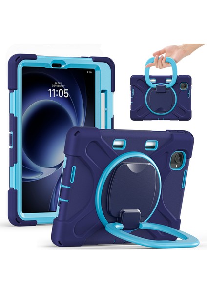 Xiaomi Pad Mini Kılıf Tpu + Pc + Silikon Tablet Kılıfı Döner Ayaklı Tutacak (Yurt Dışından)