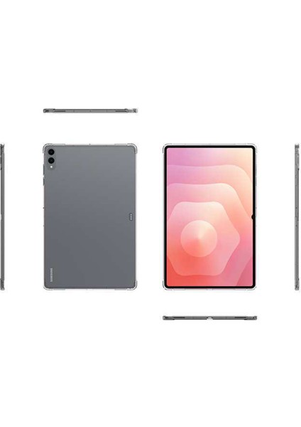 Samsung Galaxy Tab S11 Ultra Kılıf Dört Köşe Darbeye Dayanıklı Şeffaf Tablet TPU Kılıfı (Yurt Dışından) indirimleri