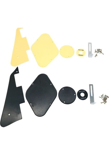 Lp Elektro Gitar Koruma Plakası Kontrolü Kapaklar Gibsonlp Arka Kapak Plakası Dişli Anahtarı Elektro Gitar Aksesuarları (Siyah) (Yurt Dışından) fiyatları