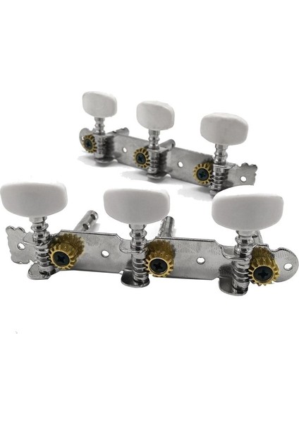 1R1L Klasik Gitar Kilitleme String Tuning Tuning Pegs Tuner Tuner Üç Pozisyon Çelik Sütun Düğmesi Tuner (Yurt Dışından) fırsatları
