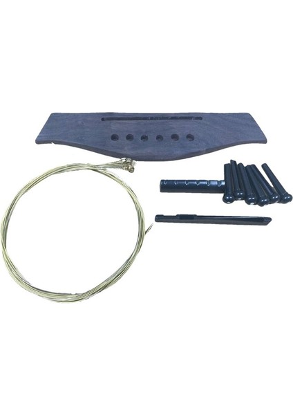 Folk Müzik Ahşap Gitar Pirinç Çelik Dize Gitar Köprüsü Akor Uyuyan Tam Piyano Kodu (Abs Siyah) (Yurt Dışından) fırsatları