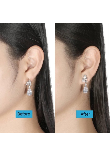 8 Adet Sarkık Kulaklar Için Küpe Sırtları Küpe Kaldırıcı Arka Küpeler Için Yedekler Gül Altın (Yurt Dışından) modelleri