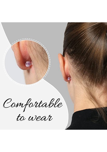 Küpe Silikon Küpe Geri 6 Temiz Kauçuk Küpe Güvenliği Geri Tapa Yedek Kiti (550-600 Pc) (Yurt Dışından) fiyatları