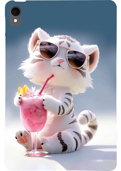 Samsung Galaxy Tab S11 Kılıf Desen Baskılı Ince Yumuşak Tpu Tablet Kılıfı (Yurt Dışından)