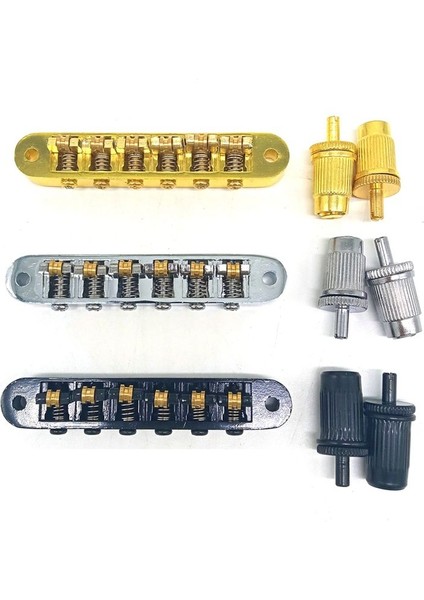 Ayarlanabilir Üst Akor Köprü Top Silindir String Çeken Plaka Sınır Sökü Gitar Köprüsü Lp Top Köprüsü (Altın) (Yurt Dışından) fırsatları