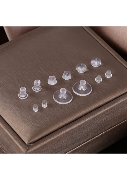 Küpe Silikon Küpe Geri 6 Temiz Kauçuk Küpe Güvenliği Geri Tapa Yedek Kiti (550-600 Pc) (Yurt Dışından) indirimleri