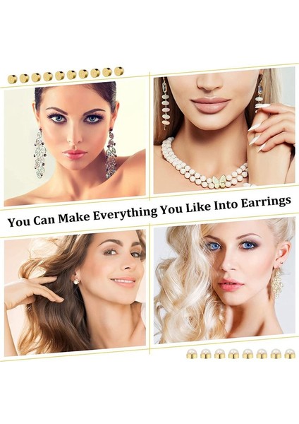 64 Pc Kilitleme Kilitleme Saplama Sırtları Altın Güvenli Silikon Küpe Sırtları Saplama Kulakları Için Değiştirmeler (Yurt Dışından) fırsatları