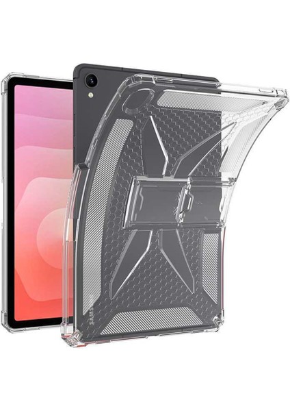 Samsung Galaxy Tab S11 Şeffaf Kılıf Kickstand Darbeye Dayanıklı Tpu + Kalem Yuvalı Pc Tablet Kılıfı (Yurt Dışından) fiyatları