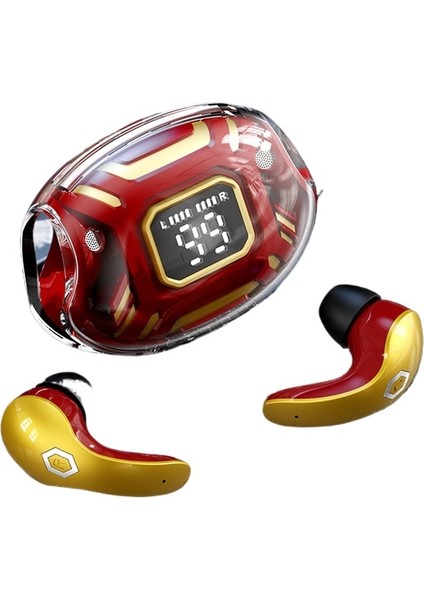 Uzun Pil Ömrü, Iyi Ses Kalitesi, Kulak Içi Tasarım, Mecha Tarzı, Nefes Alan Işık, Oyun Kulaklığı Olan Bluetooth Kulaklık (Yurt Dışından)