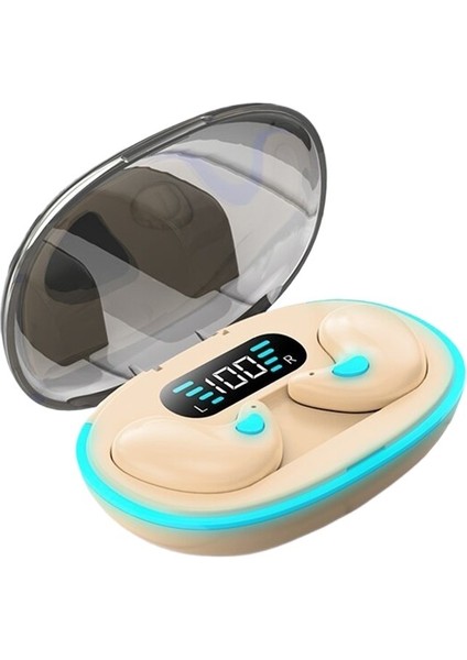 Uyku Kulaklığı, Kemik Iletimi, Mini Gürültü Önleme, Dijital Ekran, Ultra Uzun Pil Ömrü, Makaron Tarzı Bluetooth Kulaklıklar (Yurt Dışından)