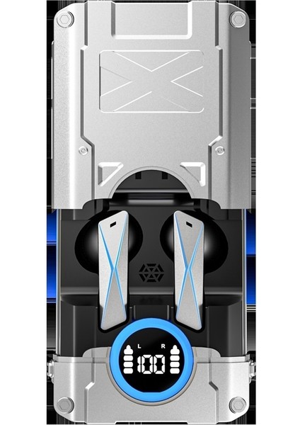 Oyun Için Mecha Temalı ve Ultra Uzun Pil Ömrüne Sahip Yeni Kablosuz Bluetooth Kulaklık. (Yurt Dışından)