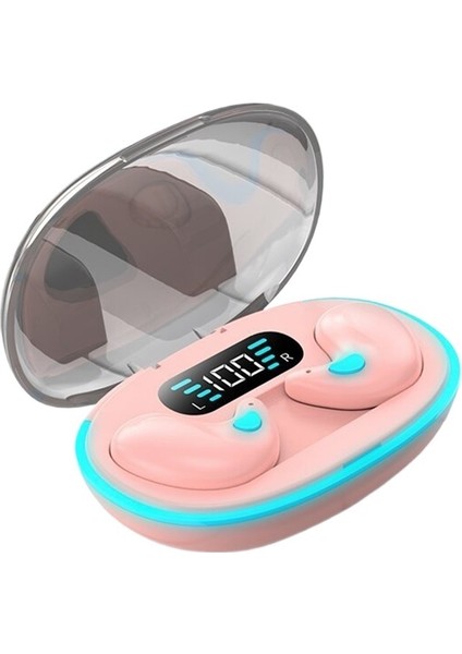 Uyku Kulaklığı, Kemik Iletimi, Mini Gürültü Önleme, Dijital Ekran, Ultra Uzun Pil Ömrü, Makaron Tarzı Bluetooth Kulaklıklar (Yurt Dışından)