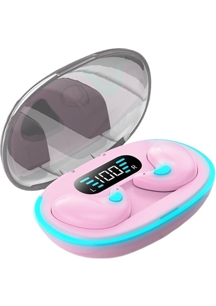 Uyku Kulaklığı, Kemik Iletimi, Mini Gürültü Önleme, Dijital Ekran, Ultra Uzun Pil Ömrü, Makaron Tarzı Bluetooth Kulaklıklar (Yurt Dışından)