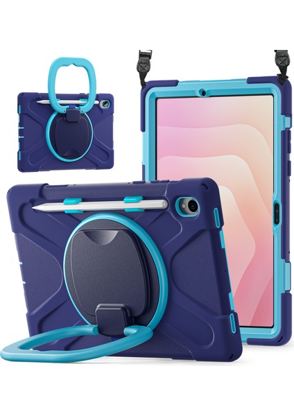 Samsung Galaxy Tab S11 X730/ X736/ X736B Kickstand Kılıf Omuz Askılı Tpu + Pc + Silikon Tablet Kılıfı (Yurt Dışından) fiyatları