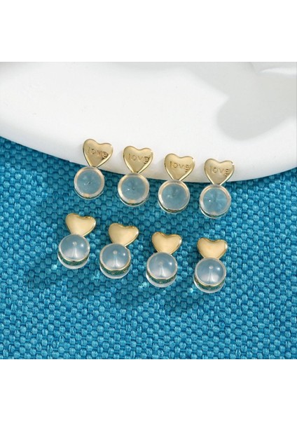 8 Adet Sarkık Kulaklar Için Küpe Sırtları Küpe Kaldırıcı Arka Küpe Altın Için Yedekler (Yurt Dışından) fiyatları