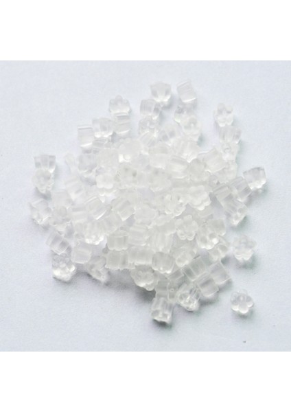 Küpe Güvenliği Sırtları &quot Küpe Kaybetmeyin&quot Kauçuk Petal Tarzı Küpe Tel Tıpası (Earnuts) 100 (Yurt Dışından) fiyatları