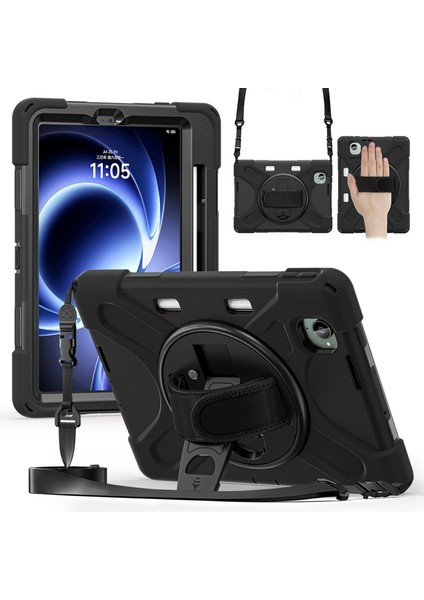 Xiaomi Pad Mini Kickstand Kılıfı Tpu Pc Silikon Tablet Kılıfı ve Omuz Askısı (Yurt Dışından)