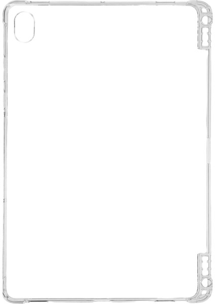 Samsung Galaxy Tab S11 X730/X736 Kılıf Güçlendirilmiş Köşe Düşmeye Karşı Dayanıklı Şeffaf Tpu Tablet Kılıfı ve Kalem Tutucu (Yurt Dışından)