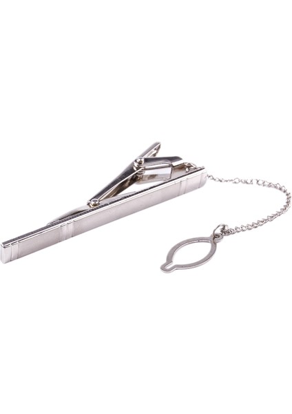 Erkek Düz Gümüş Krom Paslanmaz Çelik 6cm Standart Kravat Klipsli Toka Çubukları Pimleri (Yurt Dışından) indirimleri